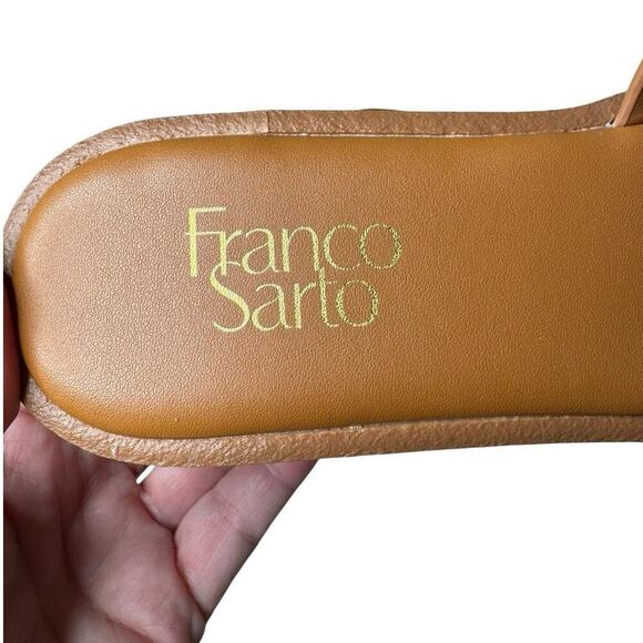 Franco Sarto NEW Women's Hoda Platform Slide Sandals Vegan Camel Size 9 Capsule - Picture 4 of 7